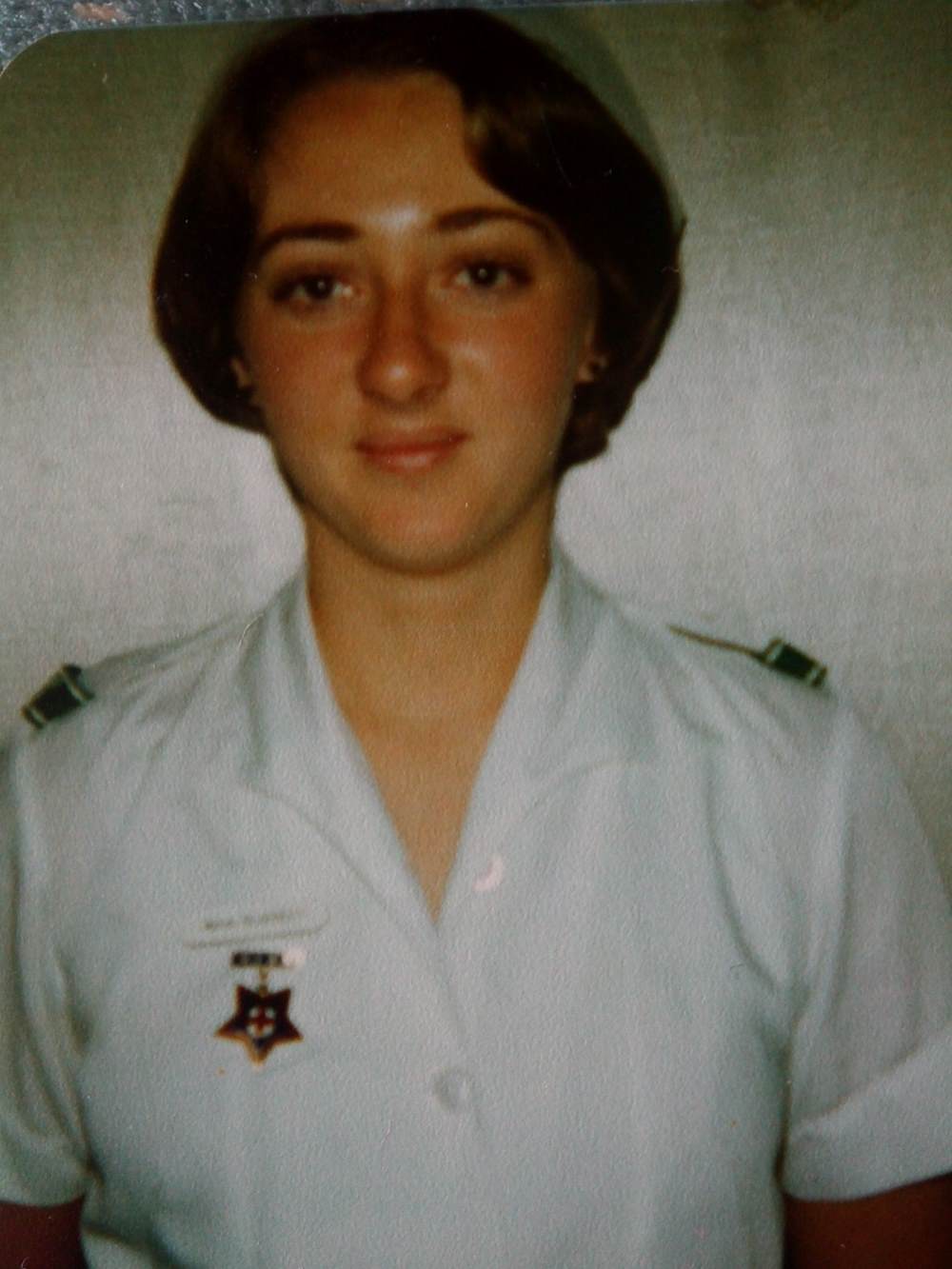 Rain in nursing uniform