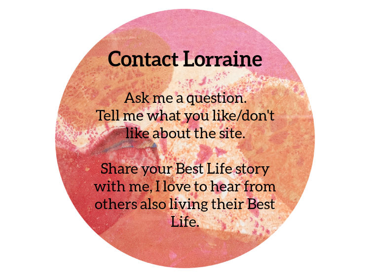 Image with contact details for Lorraine